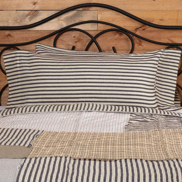 Ashmont Ticking Stripe King Pillow Case Set of 2 21x40 VHC Brands - The Fox Decor